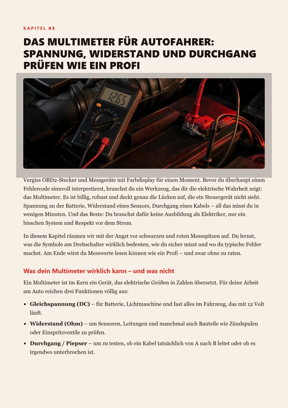 Innenseite der Stufe Fortgeschritten